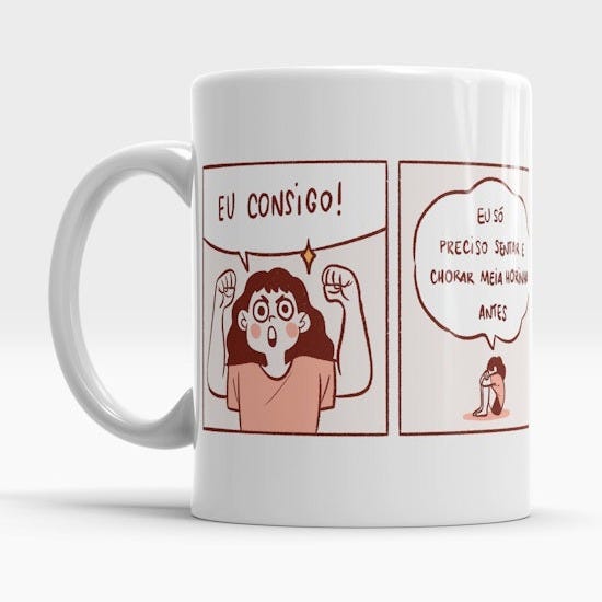 Caneca eu consigo!