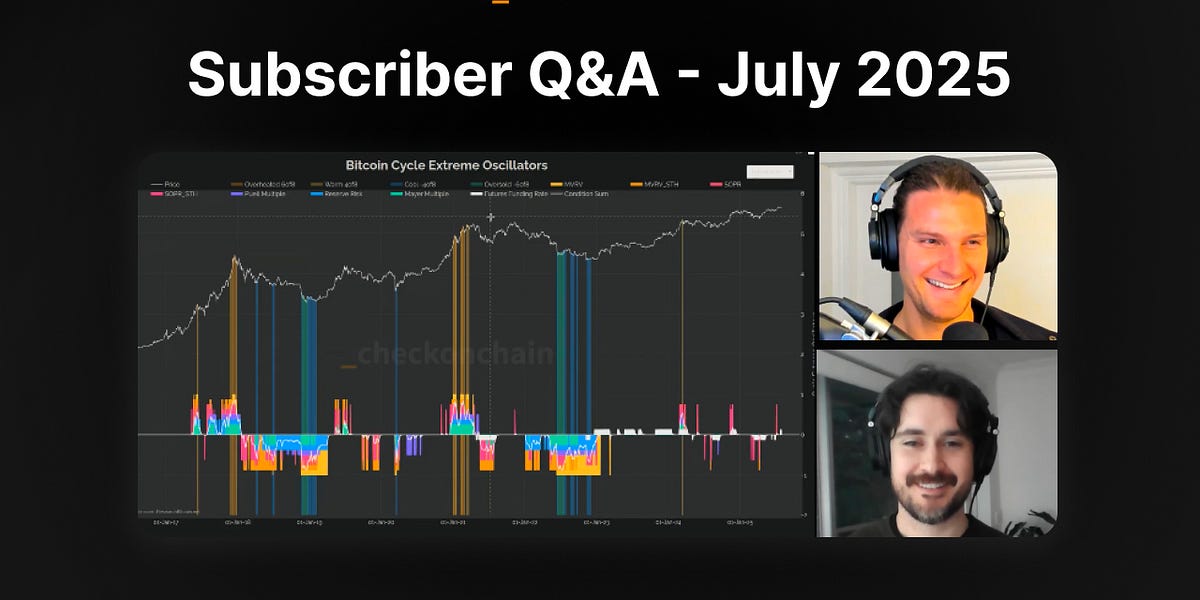 Subscriber Q&A - July 2025