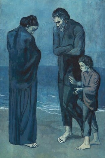 Pablo Picasso - The Blue Period - by George Bothamley
