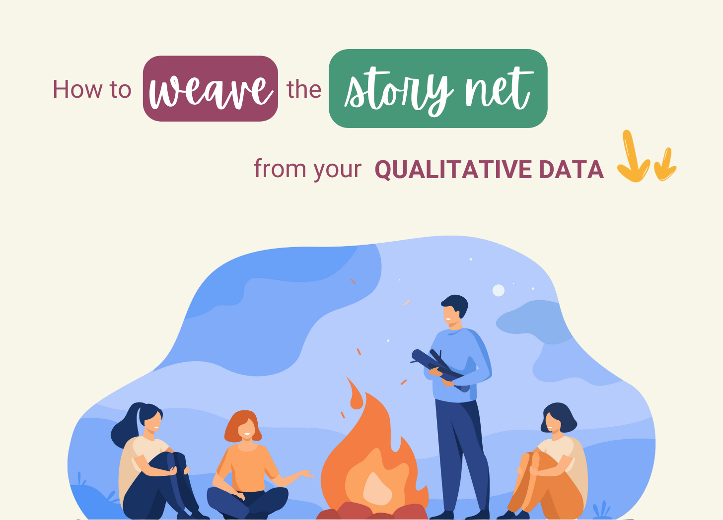 Method of transforming qualitative data into stories that resonate and drive actions