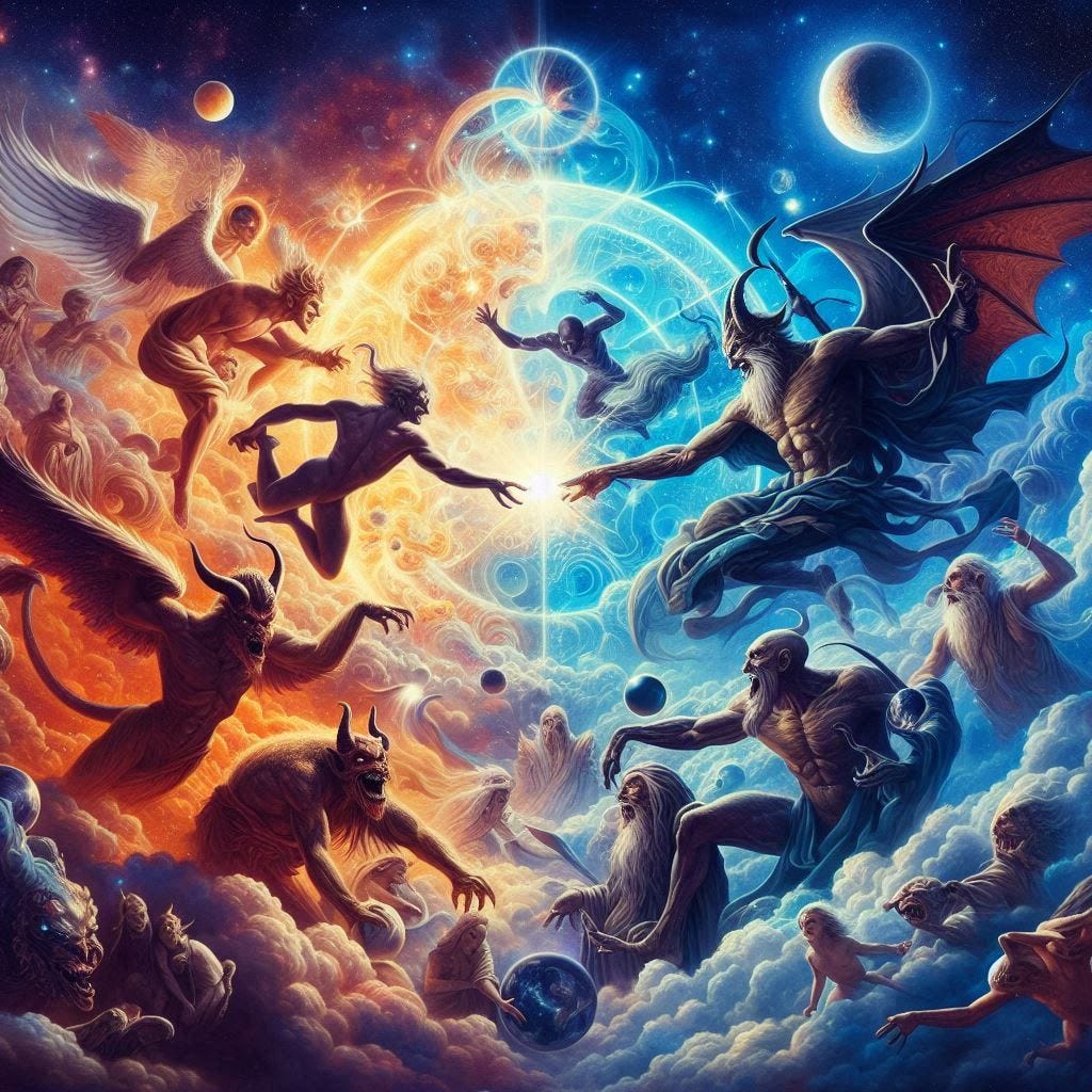 Batalha Espiritual: As forças espirituais do mal nas regiões celestiais.