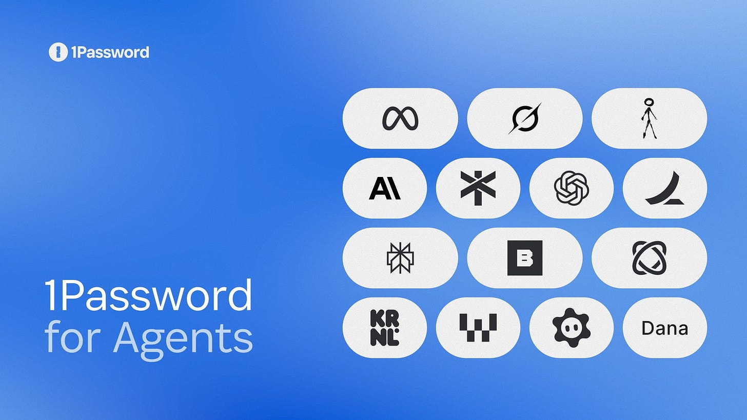 1Password for Agents launch partners
