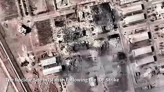 Israel Defense Forces@IDF"Overnight, we deepened the strike on the nuclear site in Isfahan and in western Iran. On the screen, you can see the site where reconversion of enriched uranium takes place. This is the stage following enrichment in the process of developing a nuclear weapon. We had already struck the site in the operation's opening blow-and last night, we struck it again in a wide-scale strike to reinforce our achievements. This is how the site now looks following the latest strike."-IDF Spox. BG Effie Defrin regarding the IAF's overnight activity.1:32 PM · Jun 21, 2025