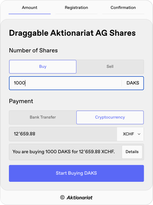 Brokerbot enables startups to sell shares online.