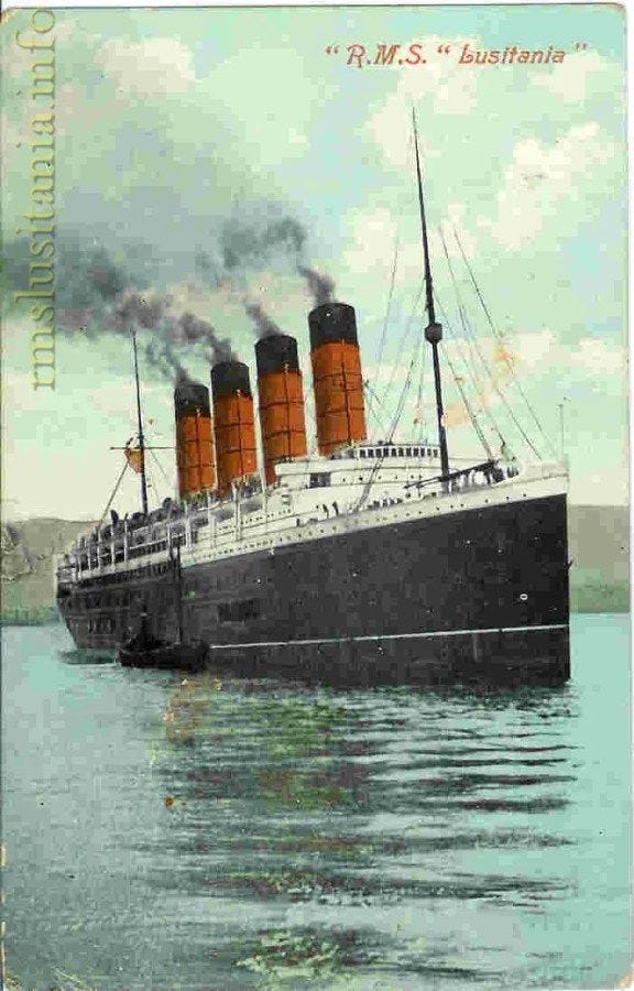 Lusitania Postcard