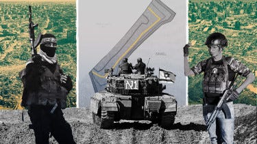 illustration-Israel_sowing_chaos_post_war_Gaza