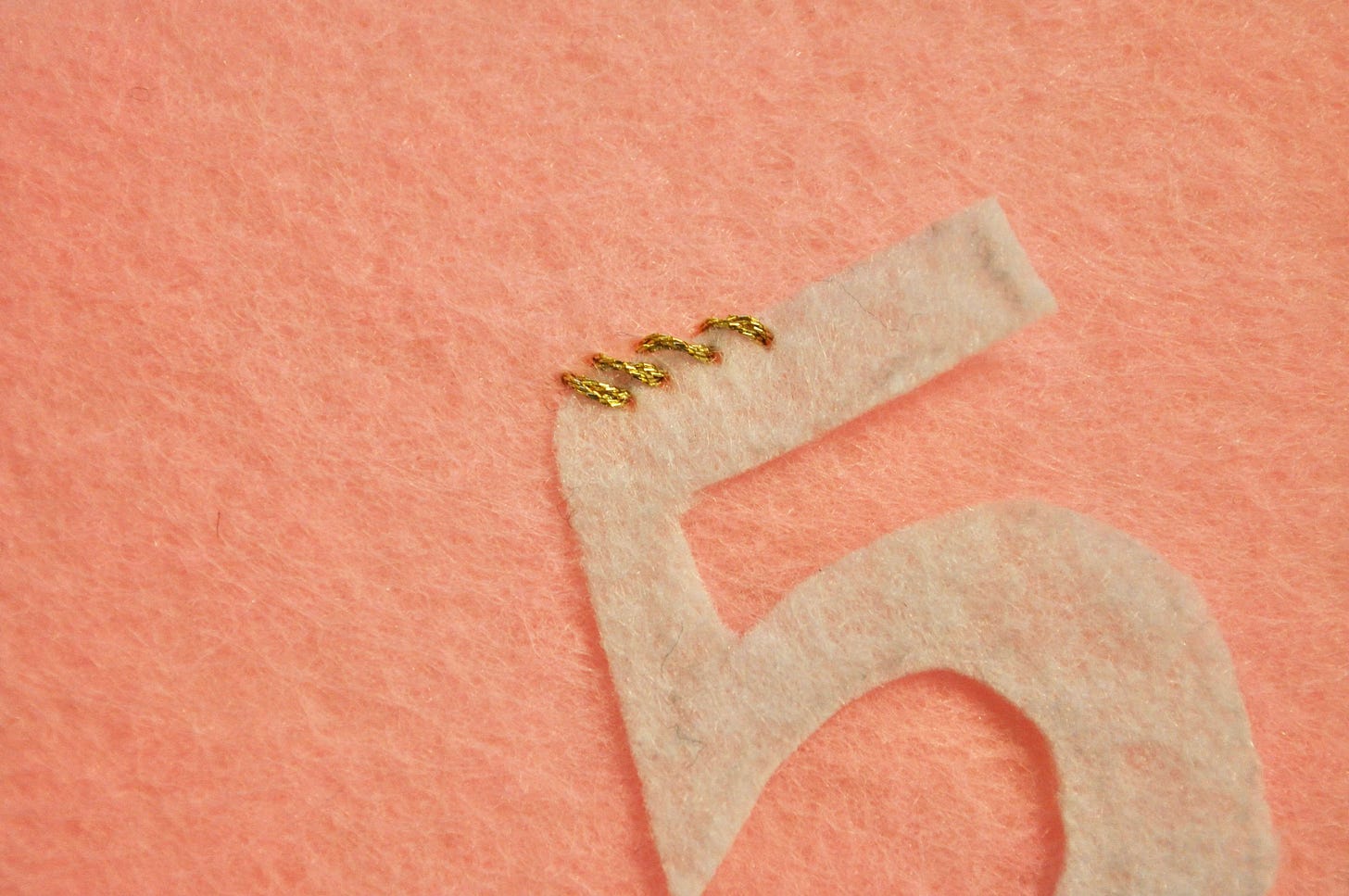 Gold thread embroidery 