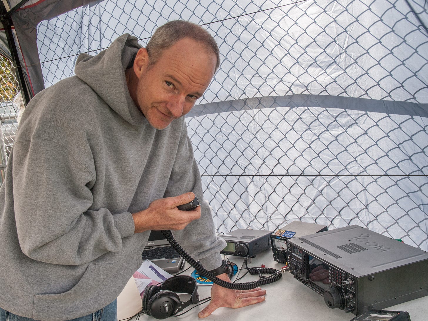 Ham radio operator
