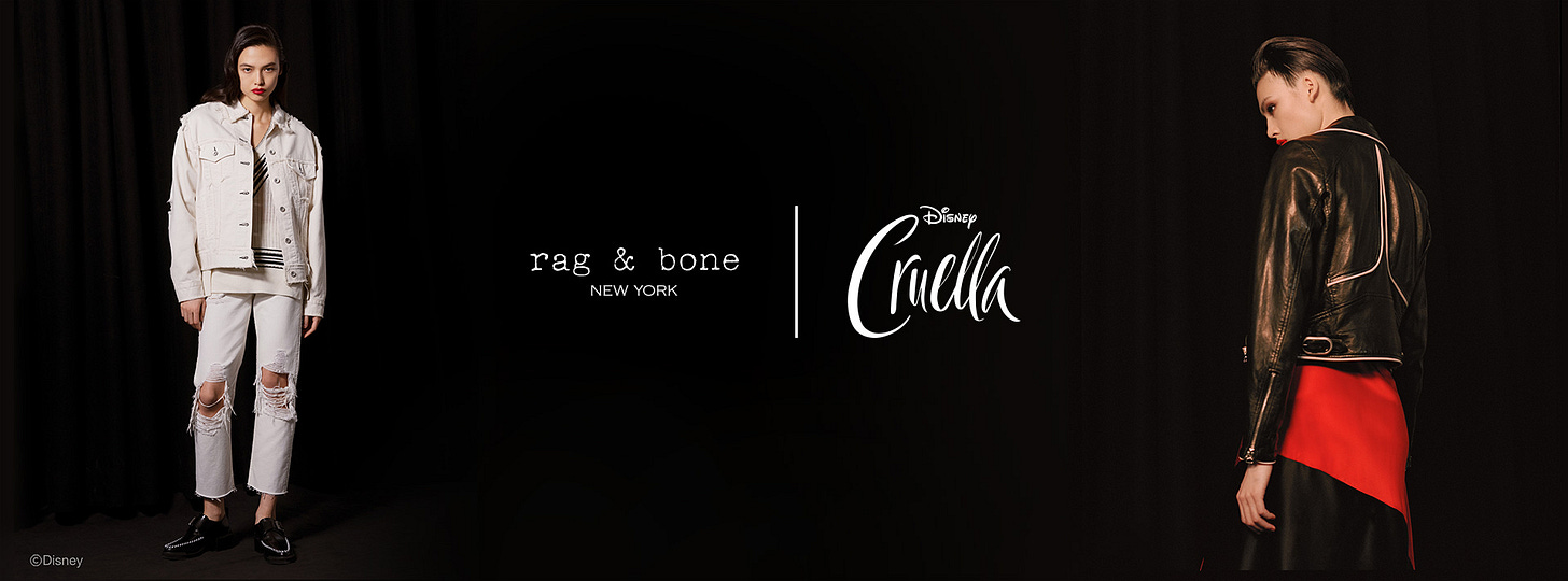 rag & bone x cruella
