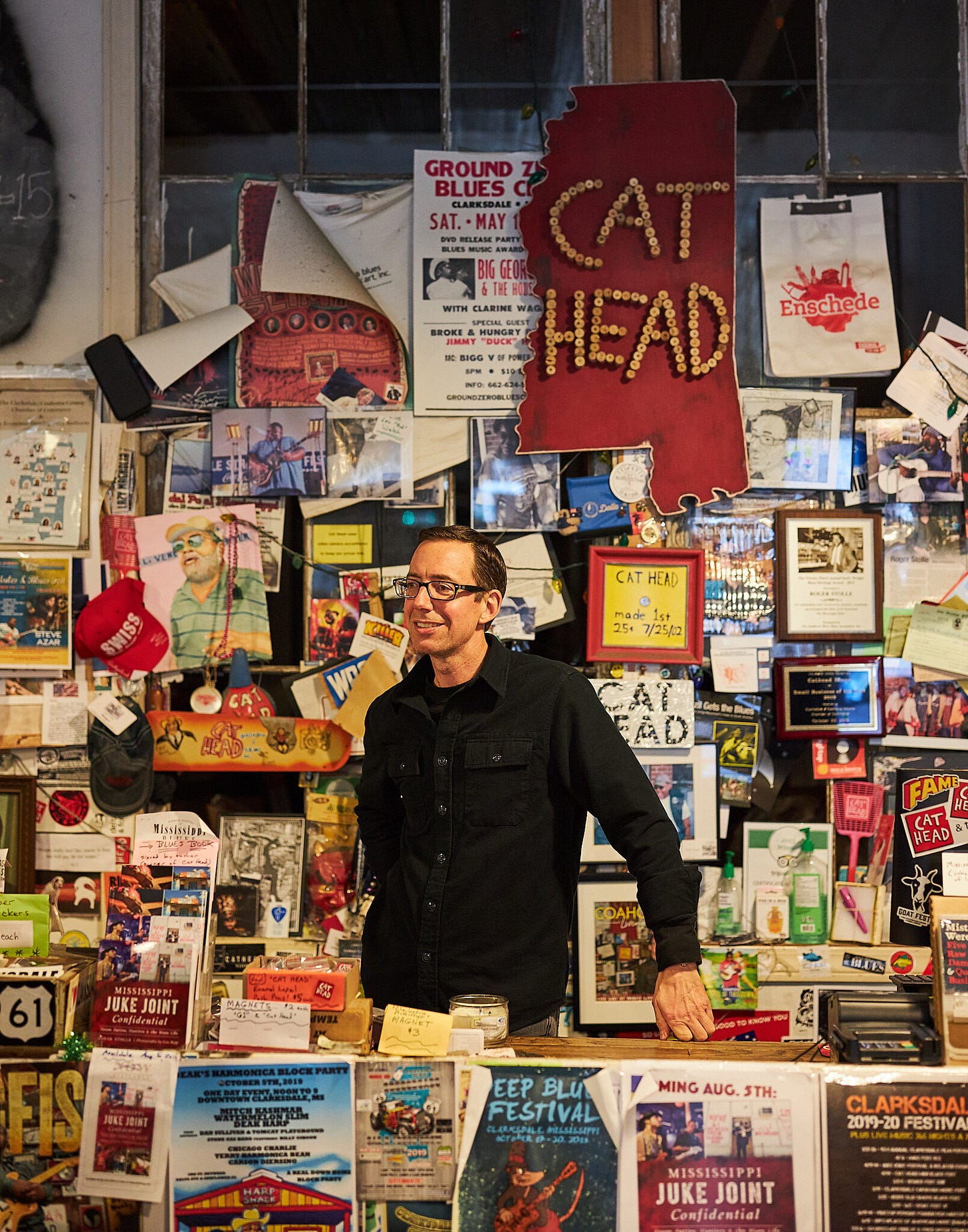 Roger Stolle, owner of Cat Head Records
