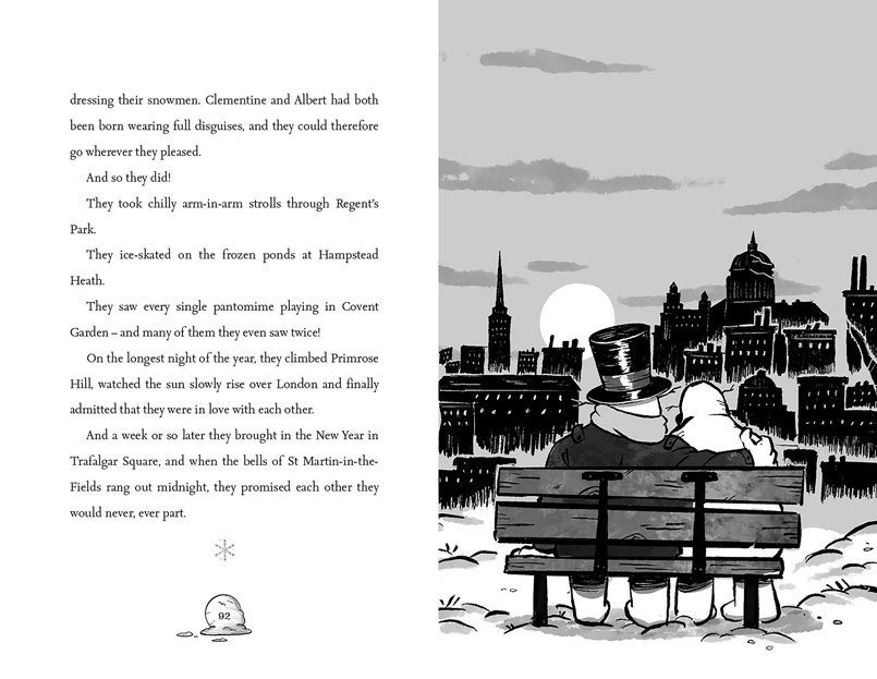 A page from The Snowman Code A page from The Snowman Code