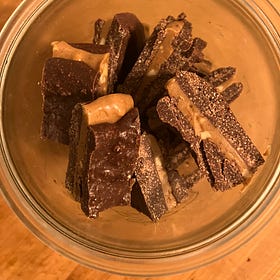 Healthy-Adjacent No-Cook Peanut Butter Chocolate Bars