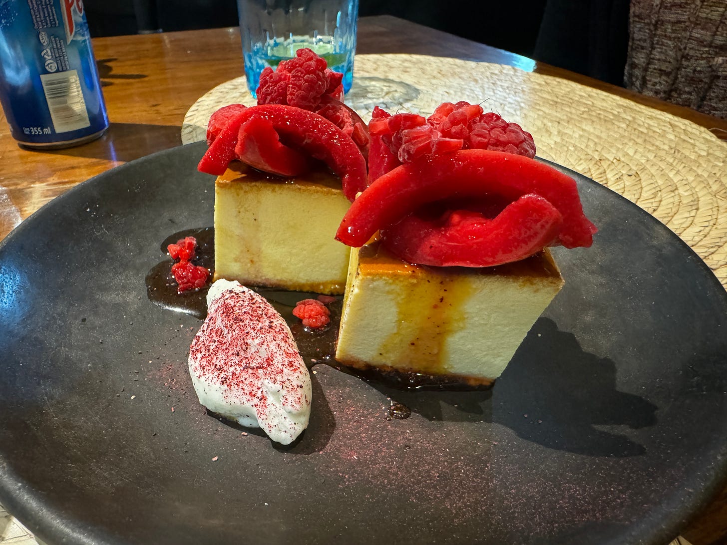 Dessert at Fonda Fina in Mexico City Dessert at Fonda Fina in Mexico City