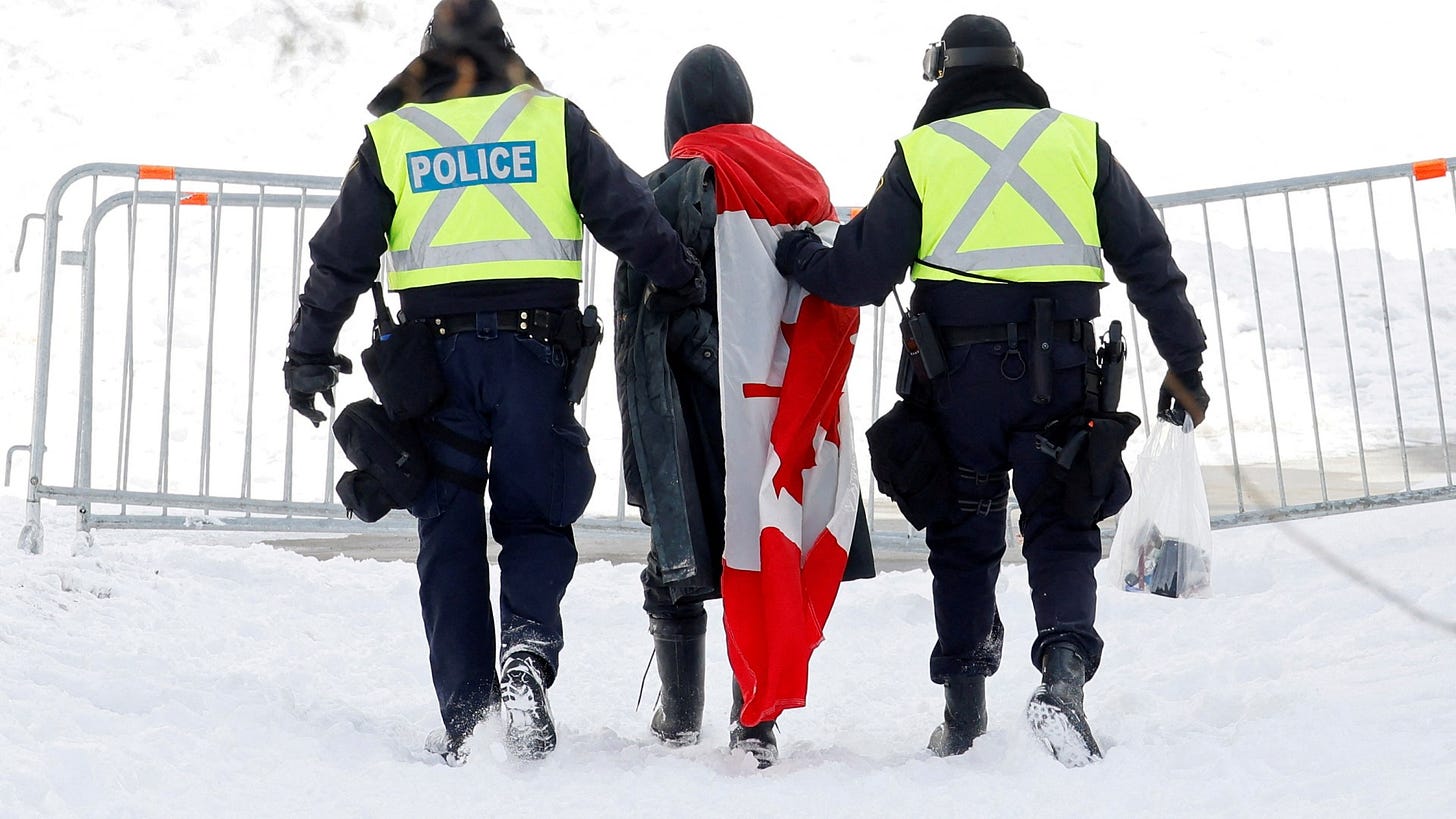 What the truckers’ convoy revealed about policing in Canada