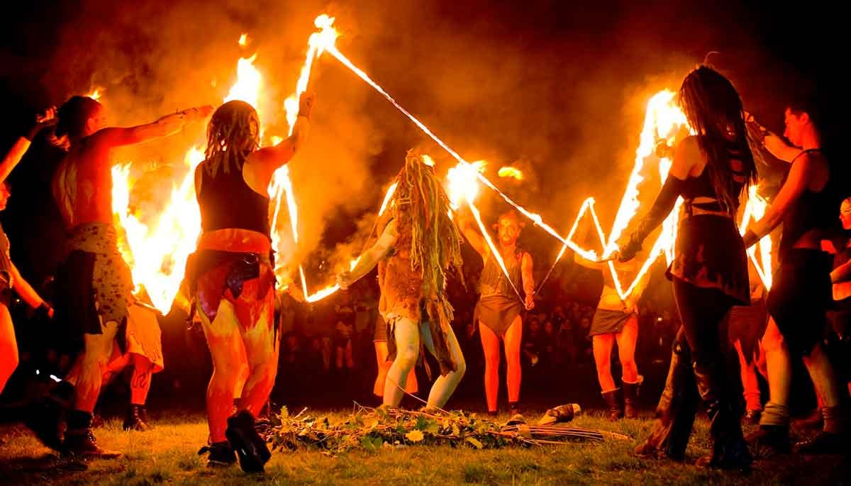 Beltane fire celebrations. Source: Lux Heart