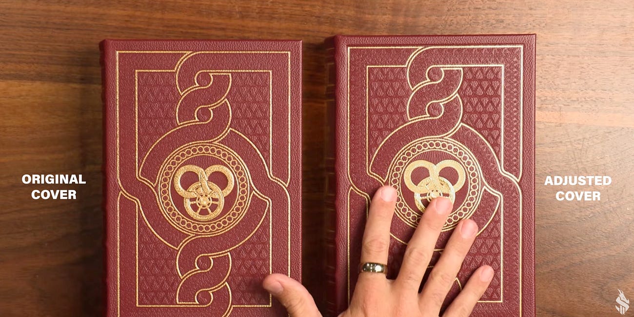 Dragonsteel Fixed The Wheel Of Time Leatherbound Cover, But Isn't Addressing The Interior Issues