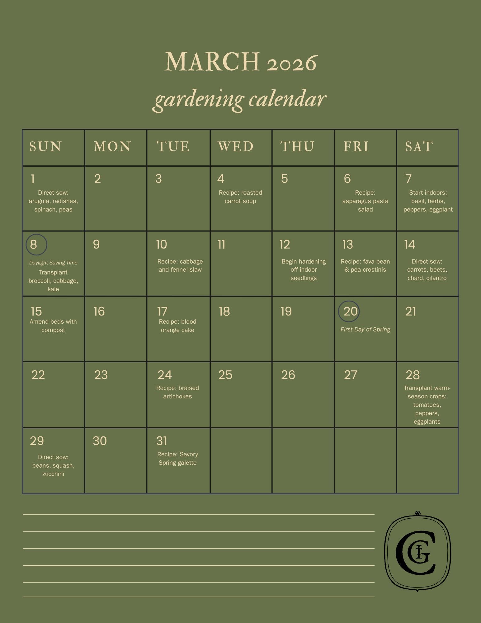 The Complete March Gardening Guide