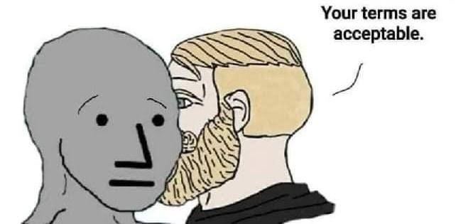 Scott Smith on X: "Your terms are acceptable. Now Father ...