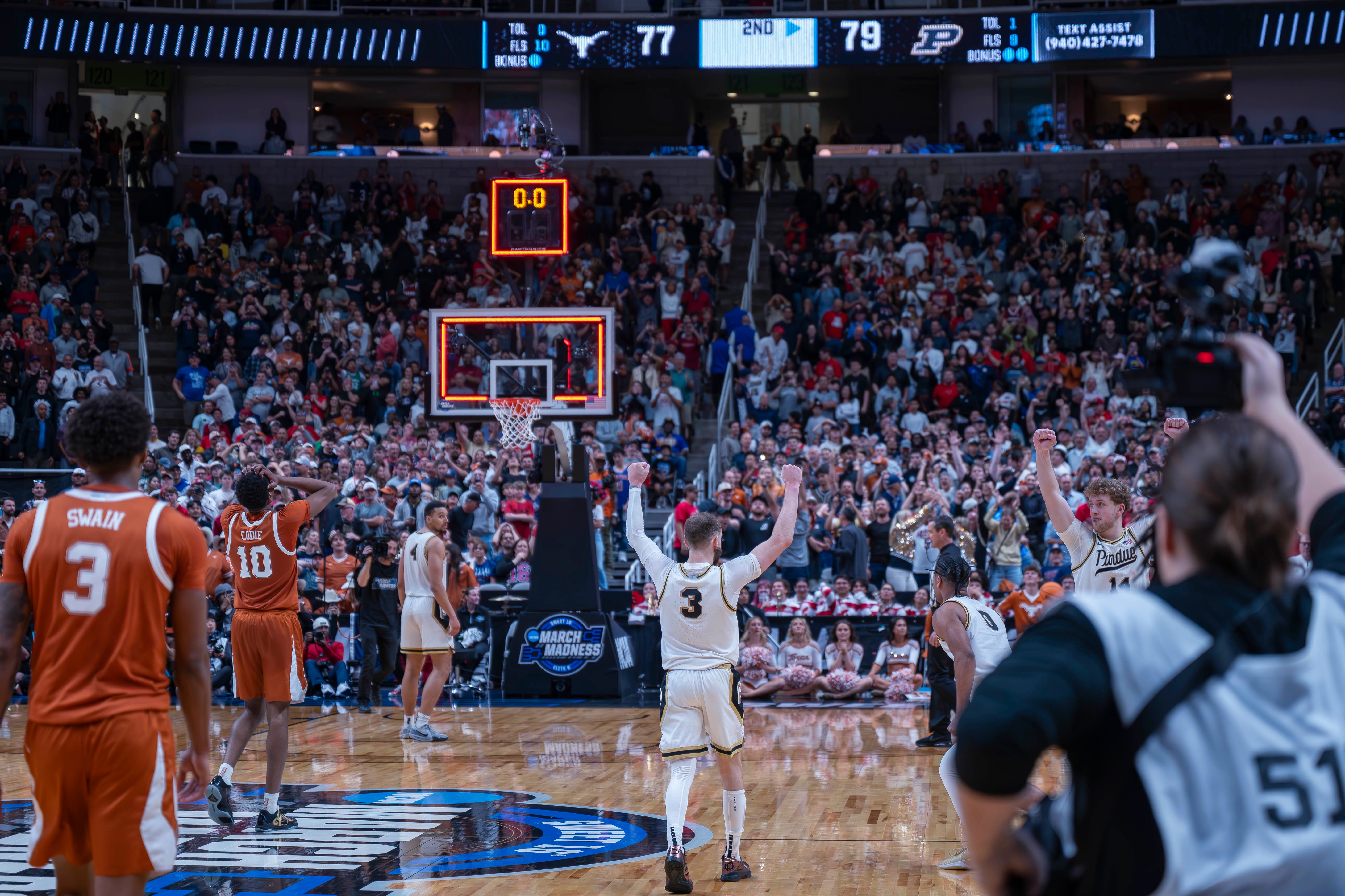 By the numbers: How seven shaped Purdue's Sweet 16 victory over Texas