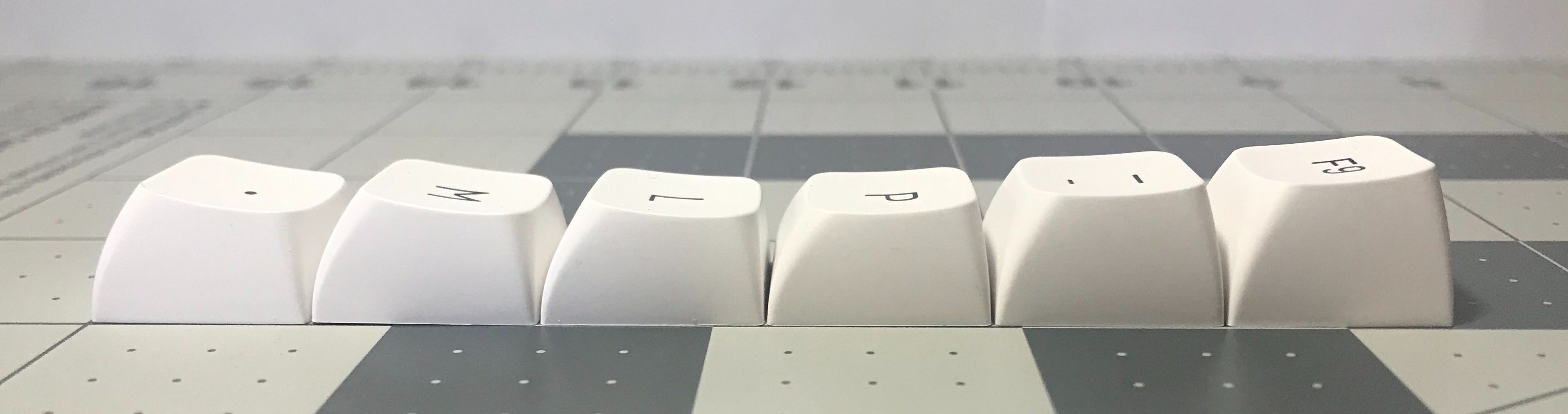 All the keycap profiles compared* - by Pacific Debates