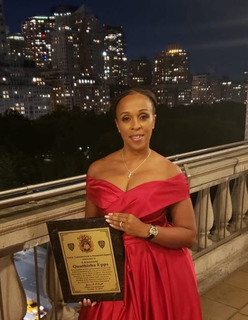 Former NYPD Lt. Quathisha Epps Former NYPD Lt. Quathisha Epps