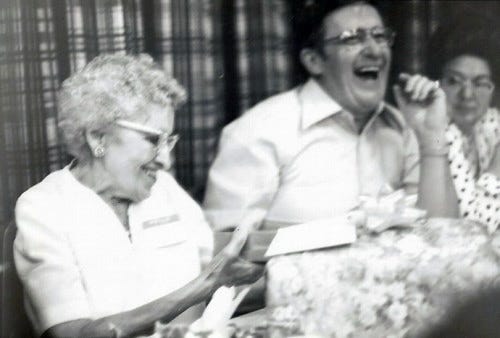 Helen with son Richard