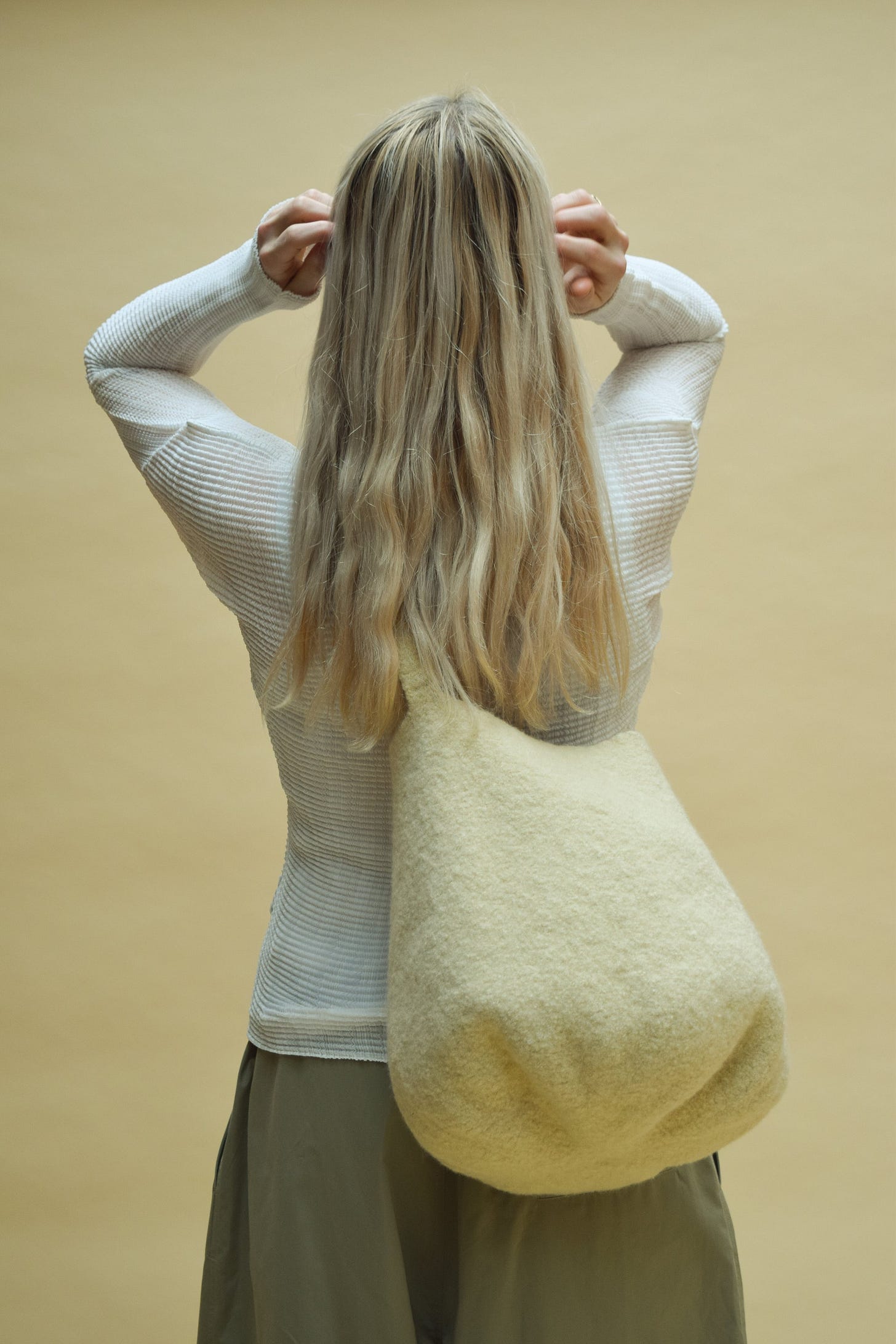 バッグ cecilietelle pumpkinbag ivory cecille telle pumpkin bag PUMPKIN BAG (IVORY) – 30MENU