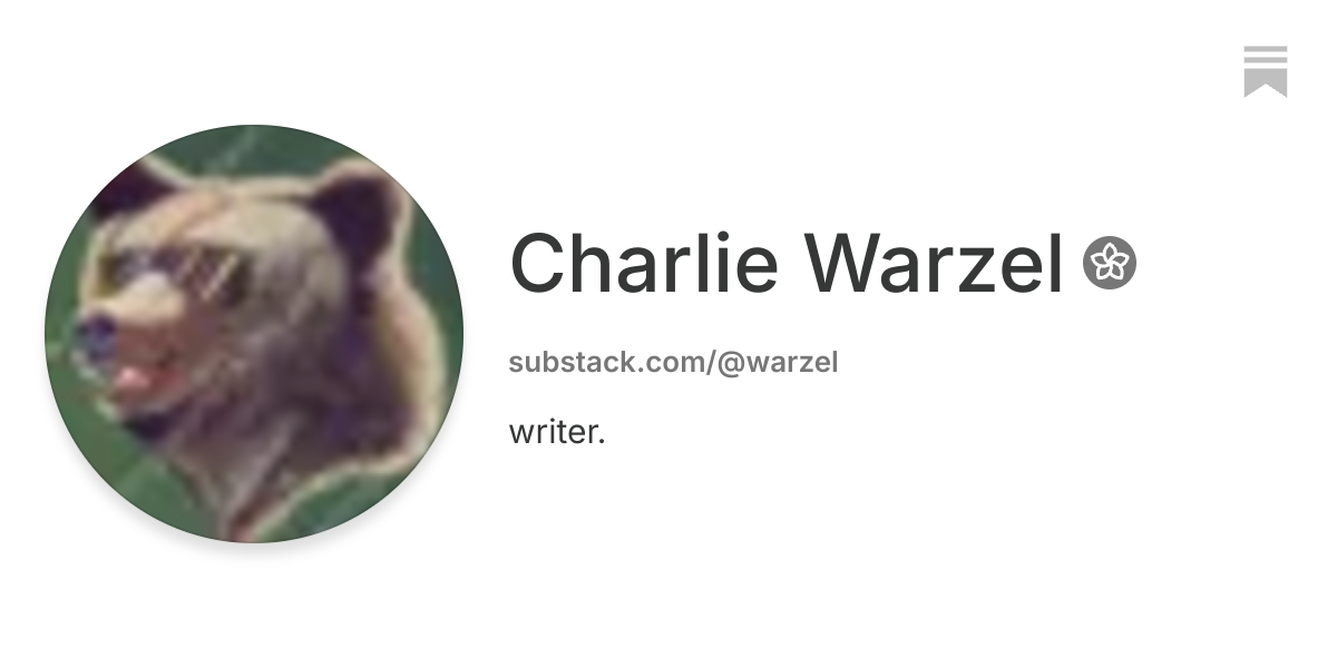 Charlie Warzel | Substack
