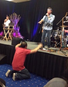 Mark bows down to the band's brilliance