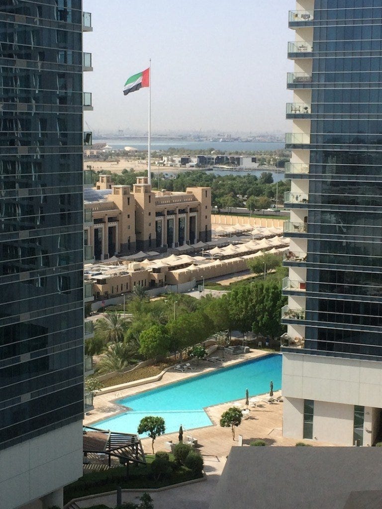 A beautiful day and a tempting looking pool... A beautiful day and a tempting looking pool...