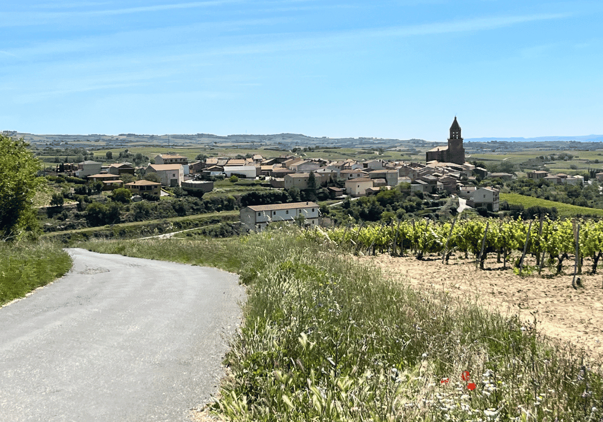 View of the town of La Guardia, Spain View of the town of La Guardia, Spain