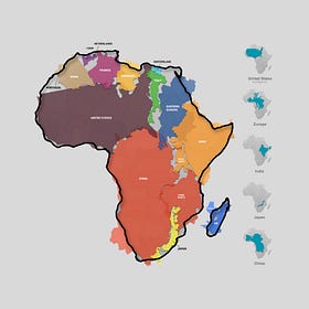 THE TRUE SIZE OF AFRICA