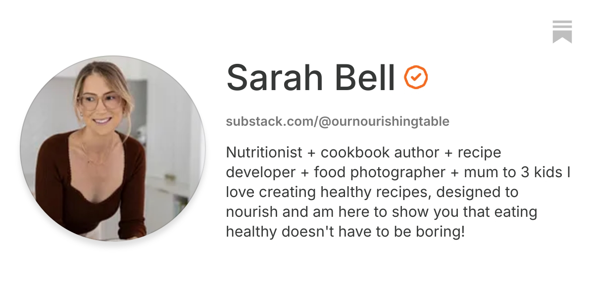 Sarah Bell | Substack