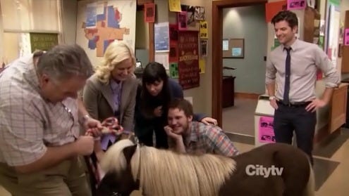 Parks and Recreation inside