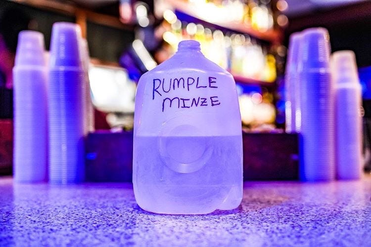 rumple minze gallon jug
