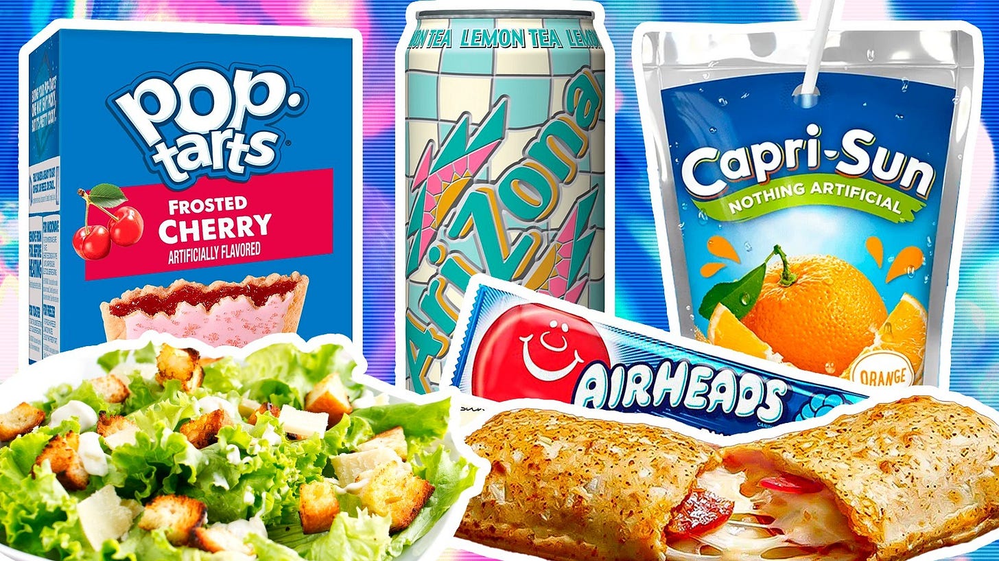 35 Popular '90s Food Trends, Ranked 35 Popular '90s Food Trends, Ranked