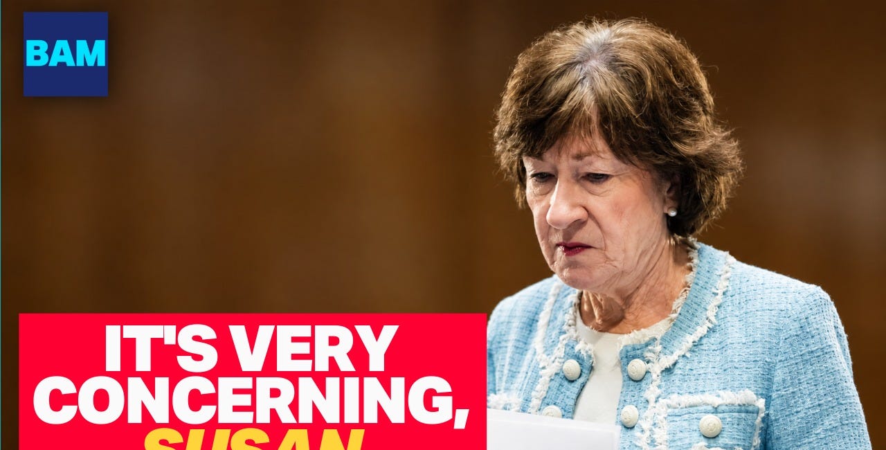 Susan Collins Just FINALLY Struck Out