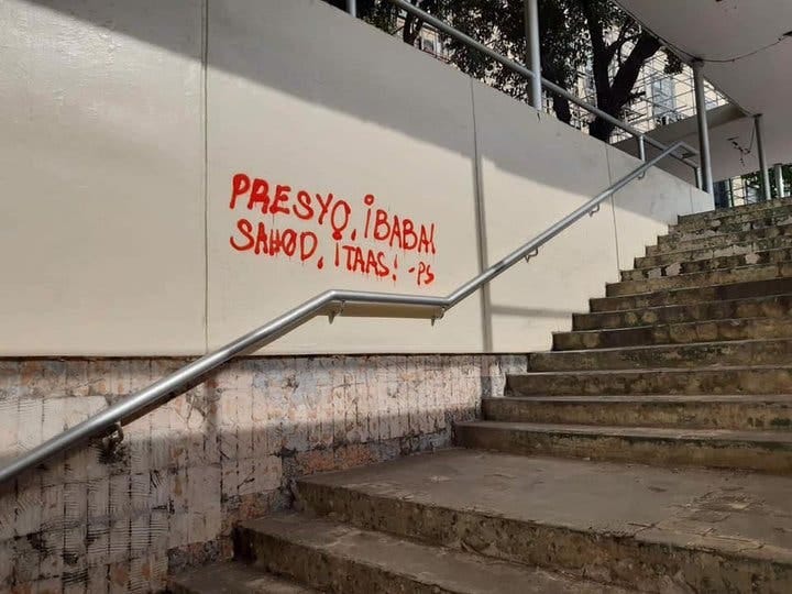 Youth Group Responsible For Lagusnilad Graffiti Justifies Actions But  Apologizes For The Inconvenience - When In Manila