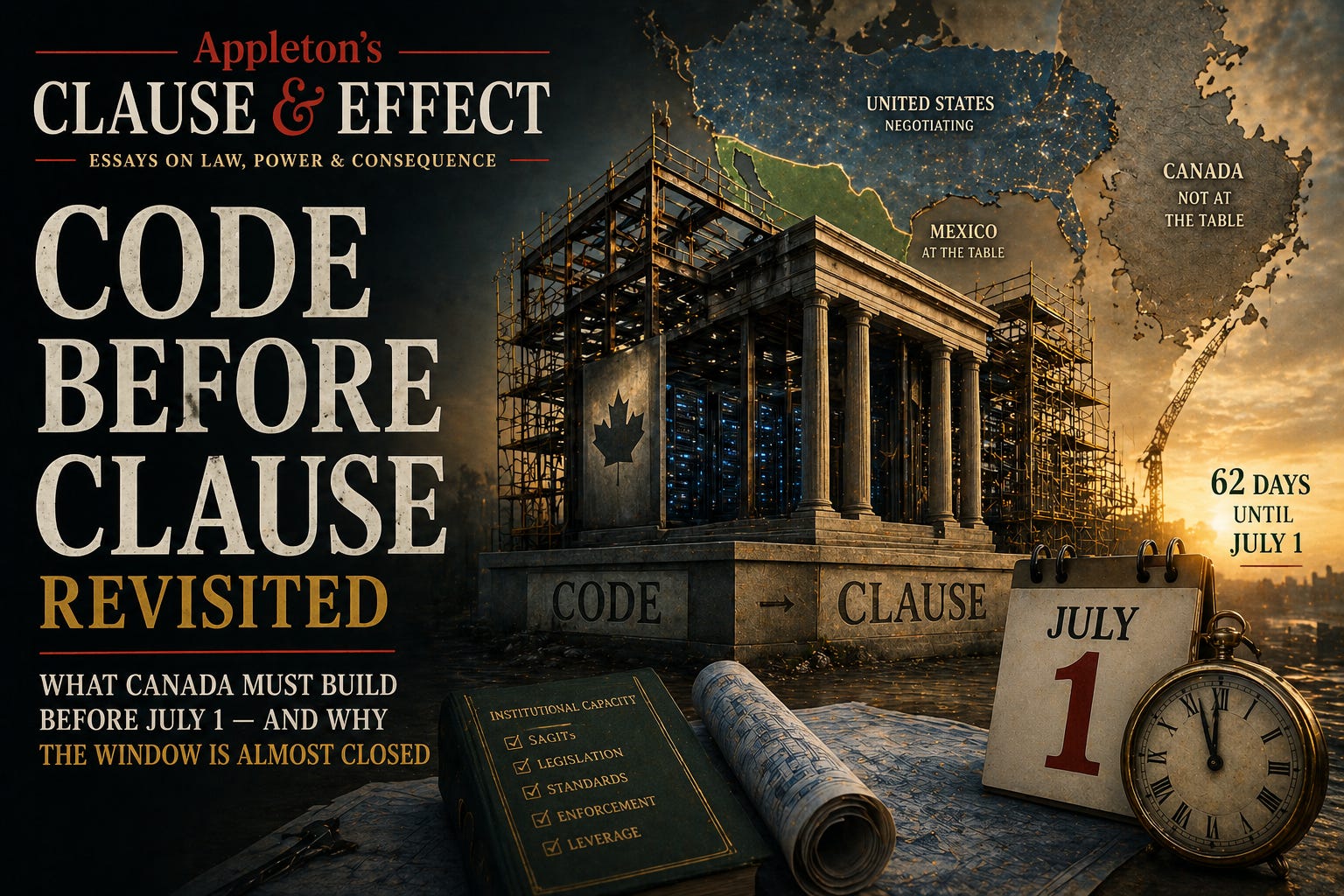 Code Before Clause Revisited - Barry Appleton
