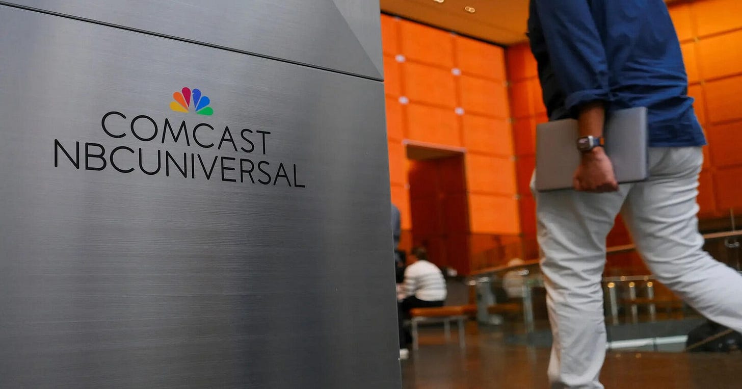 Comcast to split its cable business from media through NBCUniversal and Sky  spinoff - The Economic Times