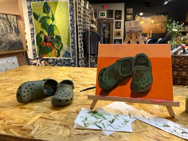painting from my very first acrylics painting class 2022 painting from my very first acrylics painting class 2022