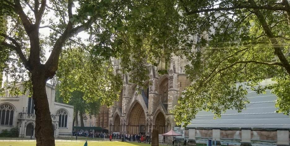People walking on a sidewalk by a fence with trees and a building
AI-generated content may be incorrect. People walking on a sidewalk by a fence with trees and a building
AI-generated content may be incorrect.