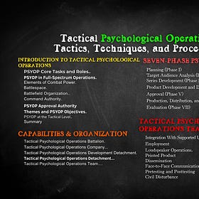 More CIA Documents on Psychological Operations