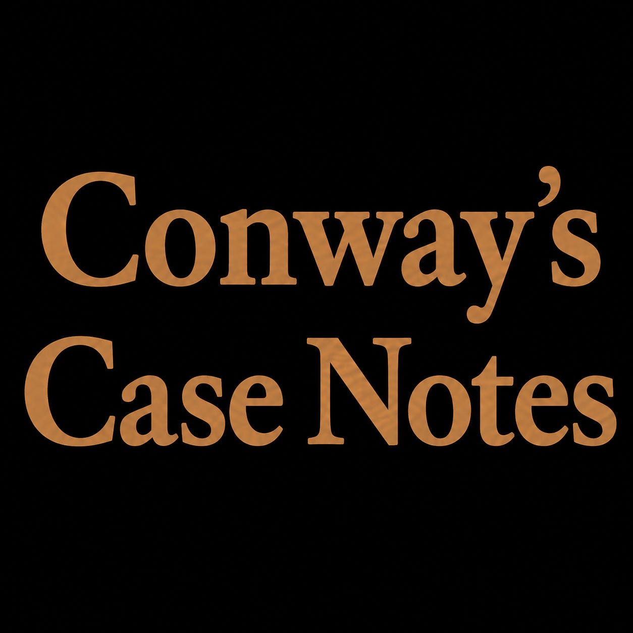 Conway's Case Notes logo