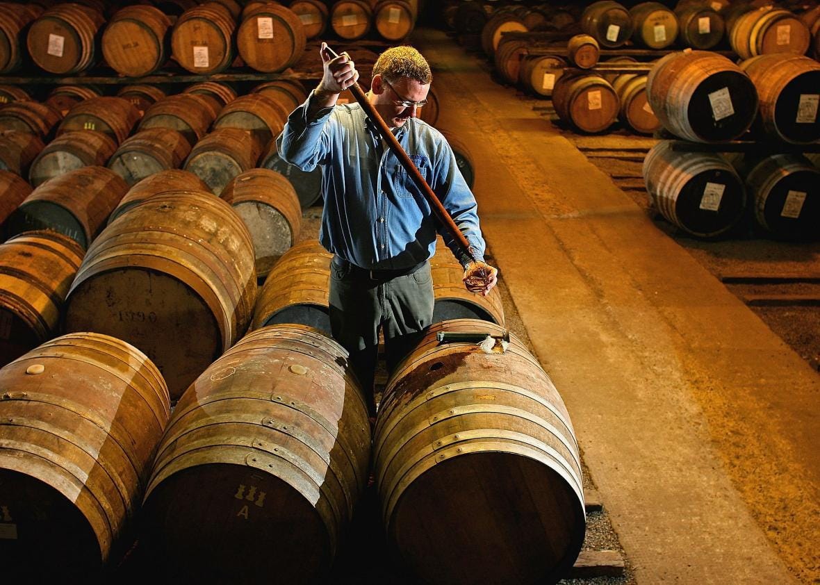 Is oak the only acceptable wood for aging whiskey?