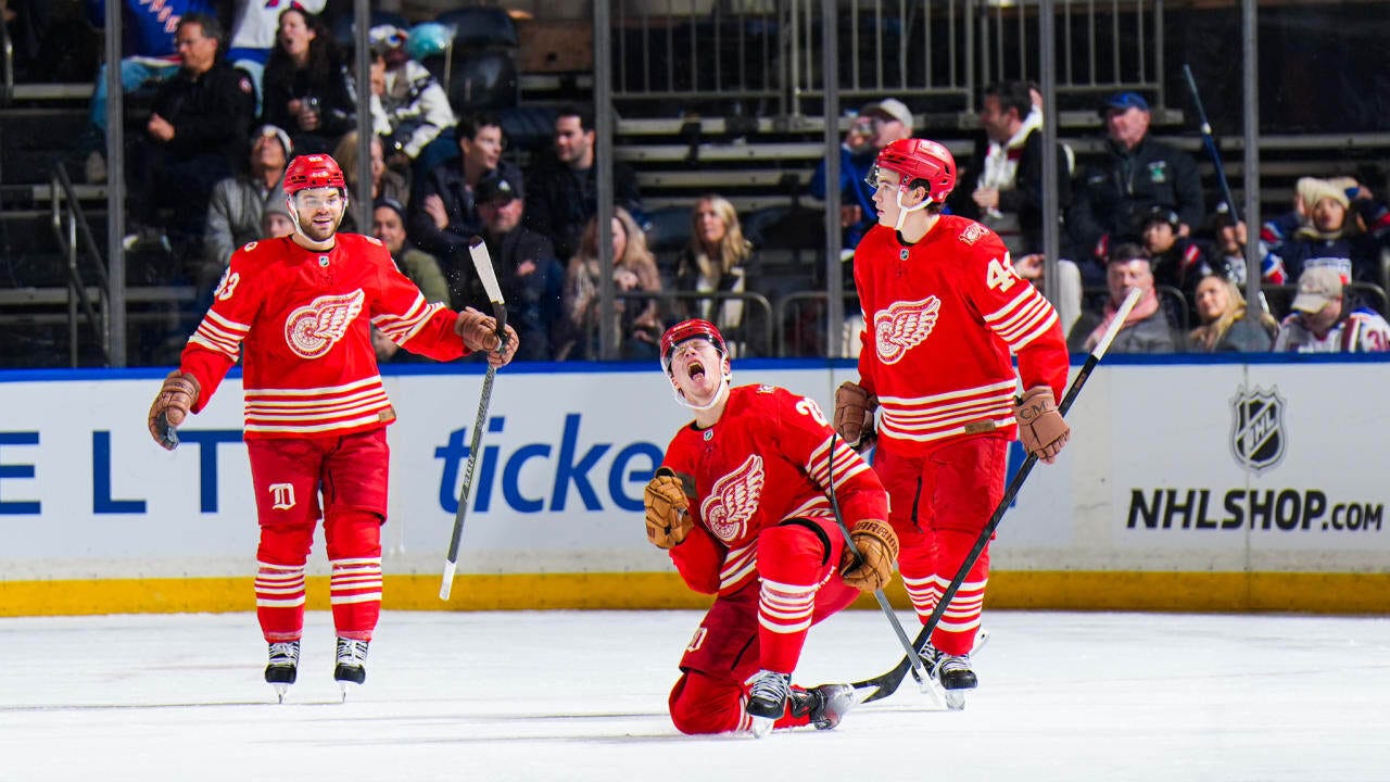 Raymond breaks tie late in 3rd, Red Wings edge Rangers | NHL.com