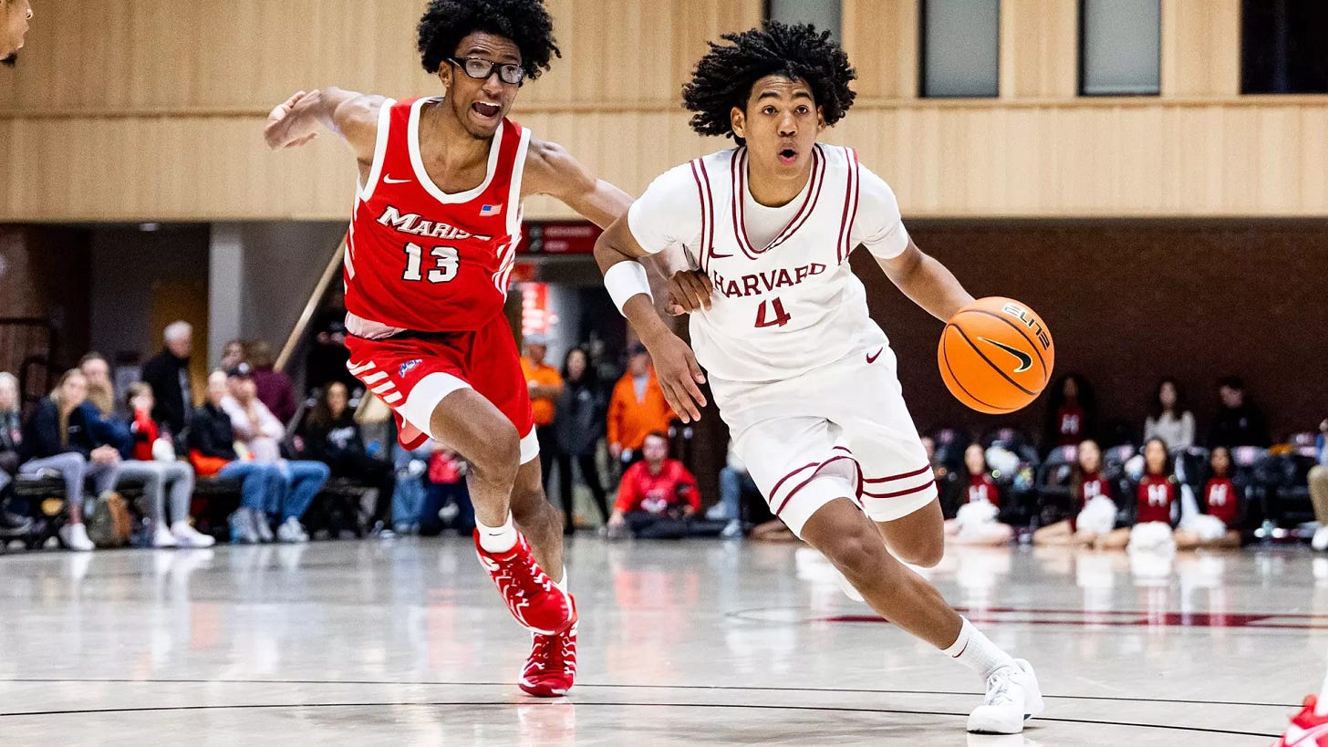 Men's Basketball's Hinton Earns Ivy League Rookie of the Week - Harvard University Men's Basketball's Hinton Earns Ivy League Rookie of the Week - Harvard University