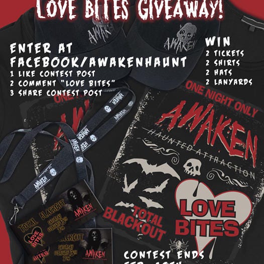 Love Bites! - Feb 13th 2021 | HauntPay - Scary Simple Ticketing and Payments for Haunted Attractions