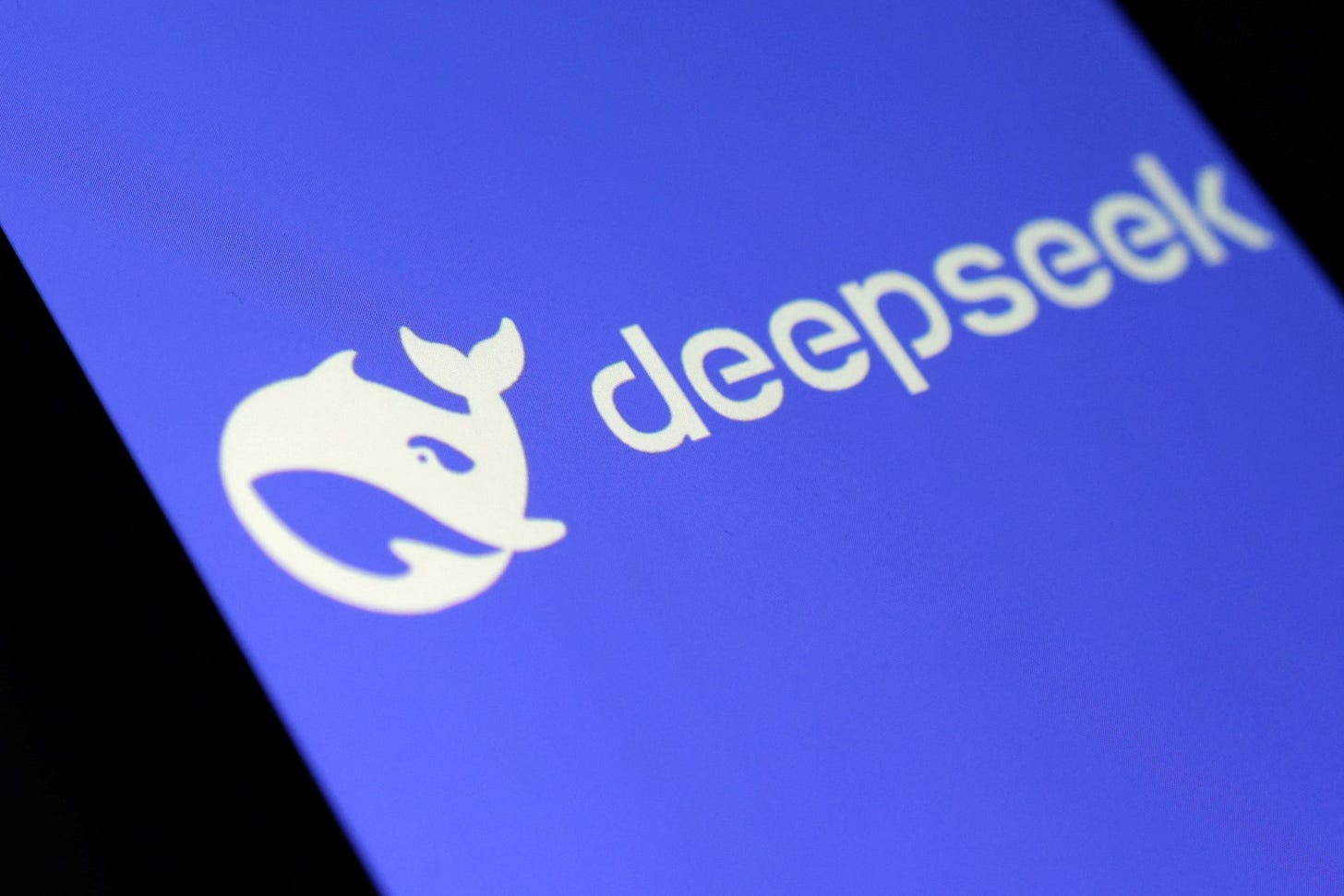 Illustration shows Deepseek logo