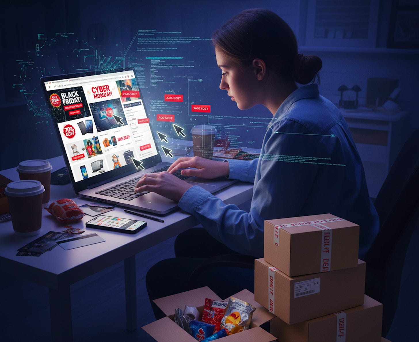 Merchant dealing with Black Friday Cyber Monday